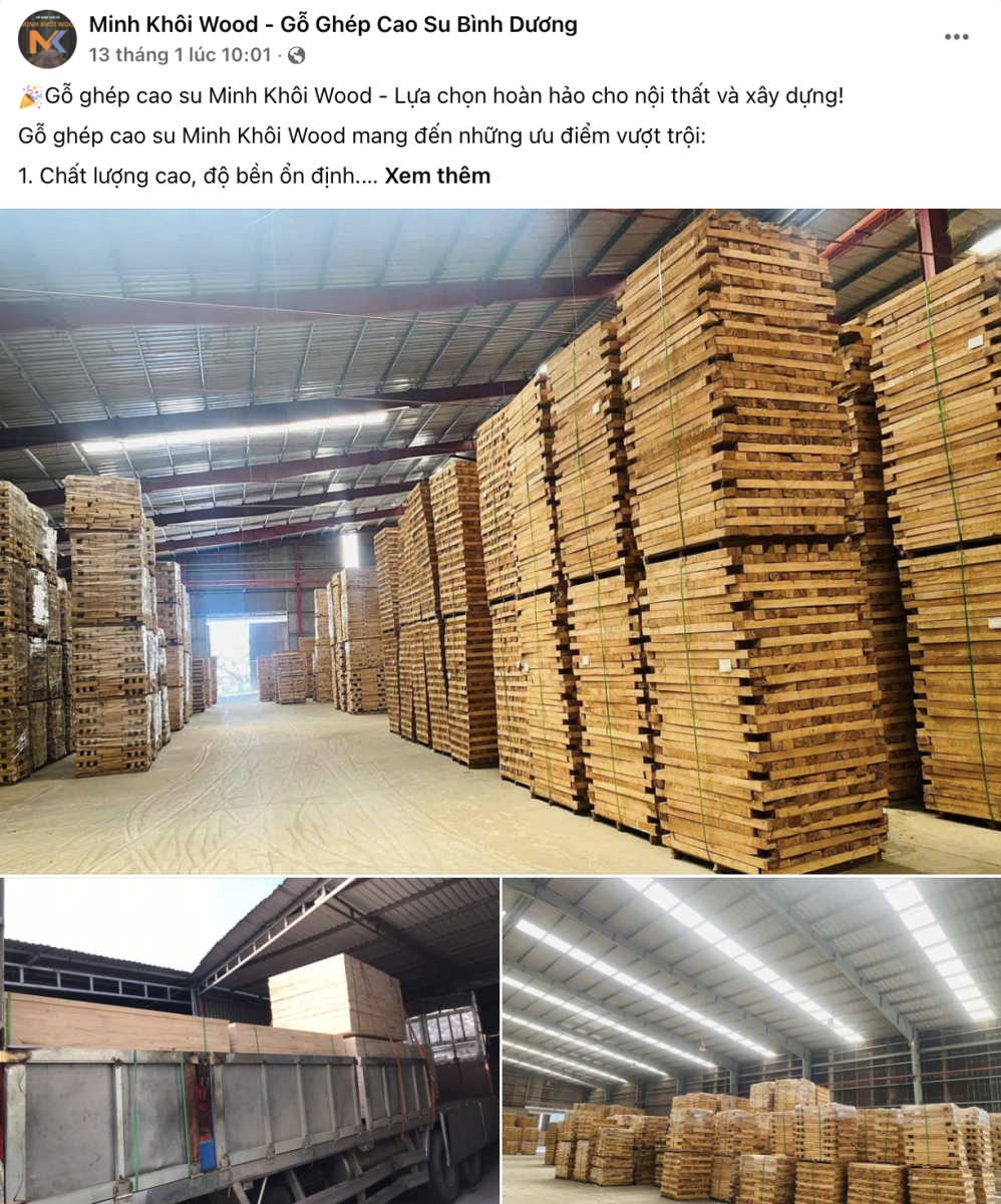 Gỗ Ghép Cao Su Tại Bình Dương và TPHCM